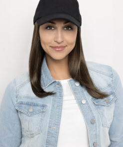 Black Hat with Long Hair